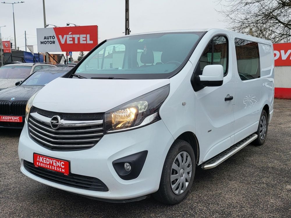OPEL VIVARO 1.6 CDTI L1H1 2.9t 6 személyes Tempomat Ülésfűtés Tolatóradar