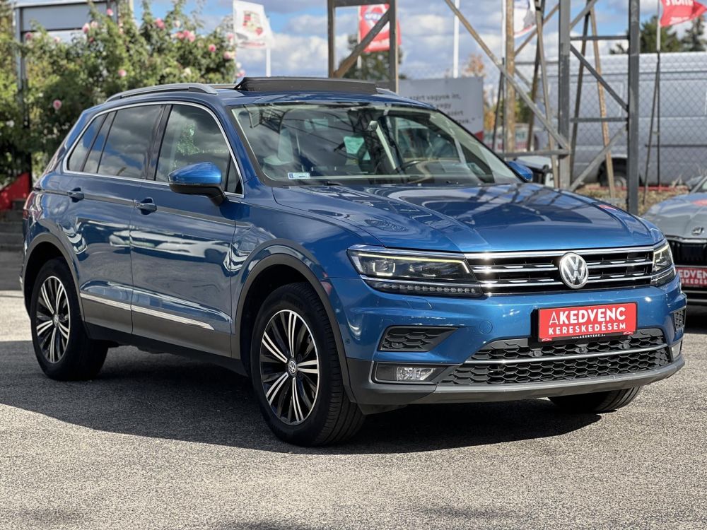 VOLKSWAGEN TIGUAN 2.0 TDI BMT SCR Highline 4Motion DSG Dynaudio. virtual cockpit. memória. head-up. bőrbelső. vezérlés cserélve!