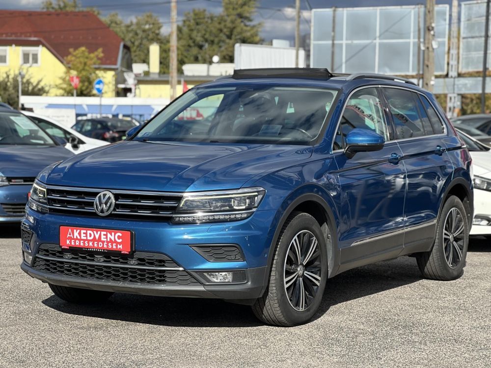 VOLKSWAGEN TIGUAN 2.0 TDI BMT SCR Highline 4Motion DSG Dynaudio. virtual cockpit. memória. head-up. bőrbelső. vezérlés cserélve!