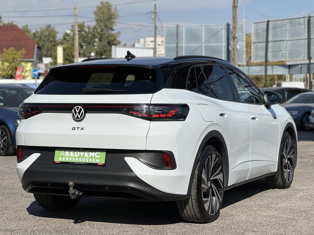 VOLKSWAGEN ID.4 GTX 4Motion 77kWh. 450 km hatótáv. masszázsülés. CarPlay