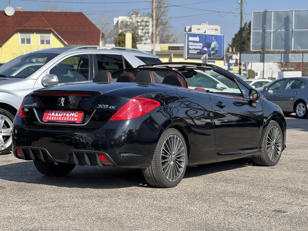 PEUGEOT 308 CC 1.6 THP Premium Pack 91e km. Magyarországi. memóriás ülés. ülésfűtés. barna bőr. vezérlés cserélve!