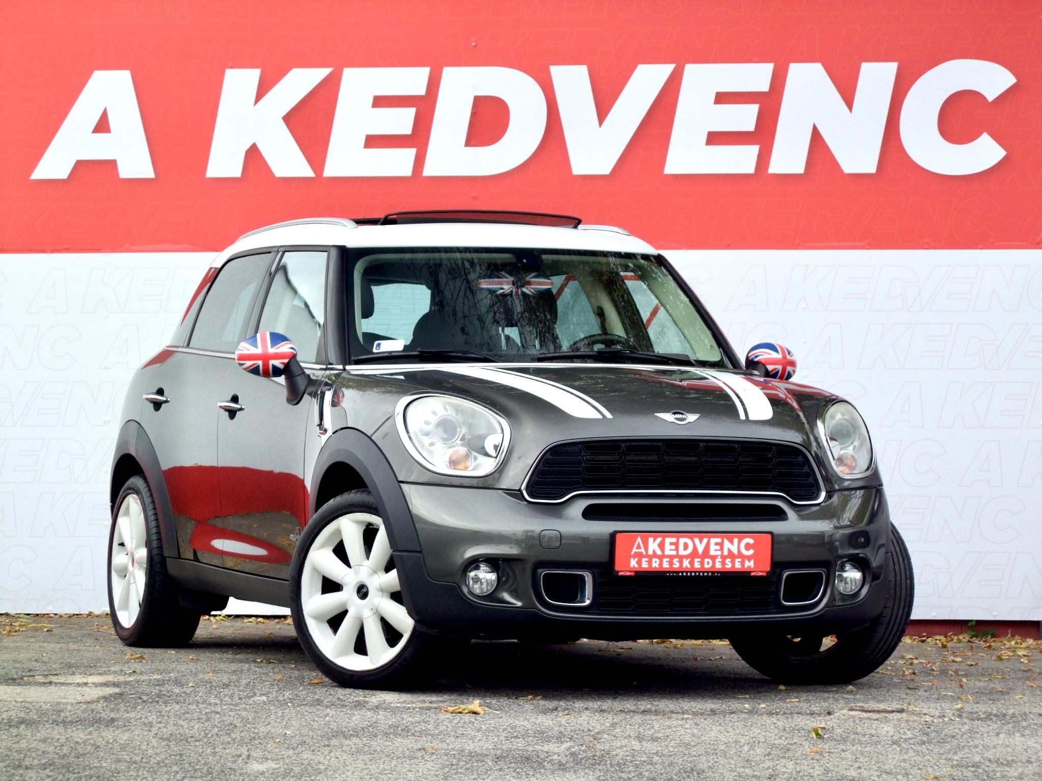 MINI COUNTRYMAN Cooper1.6 S ALL4 (Automata) Magyarországi Xenon Panorámatető Ülésfűtés Tempomat Kormányváltó