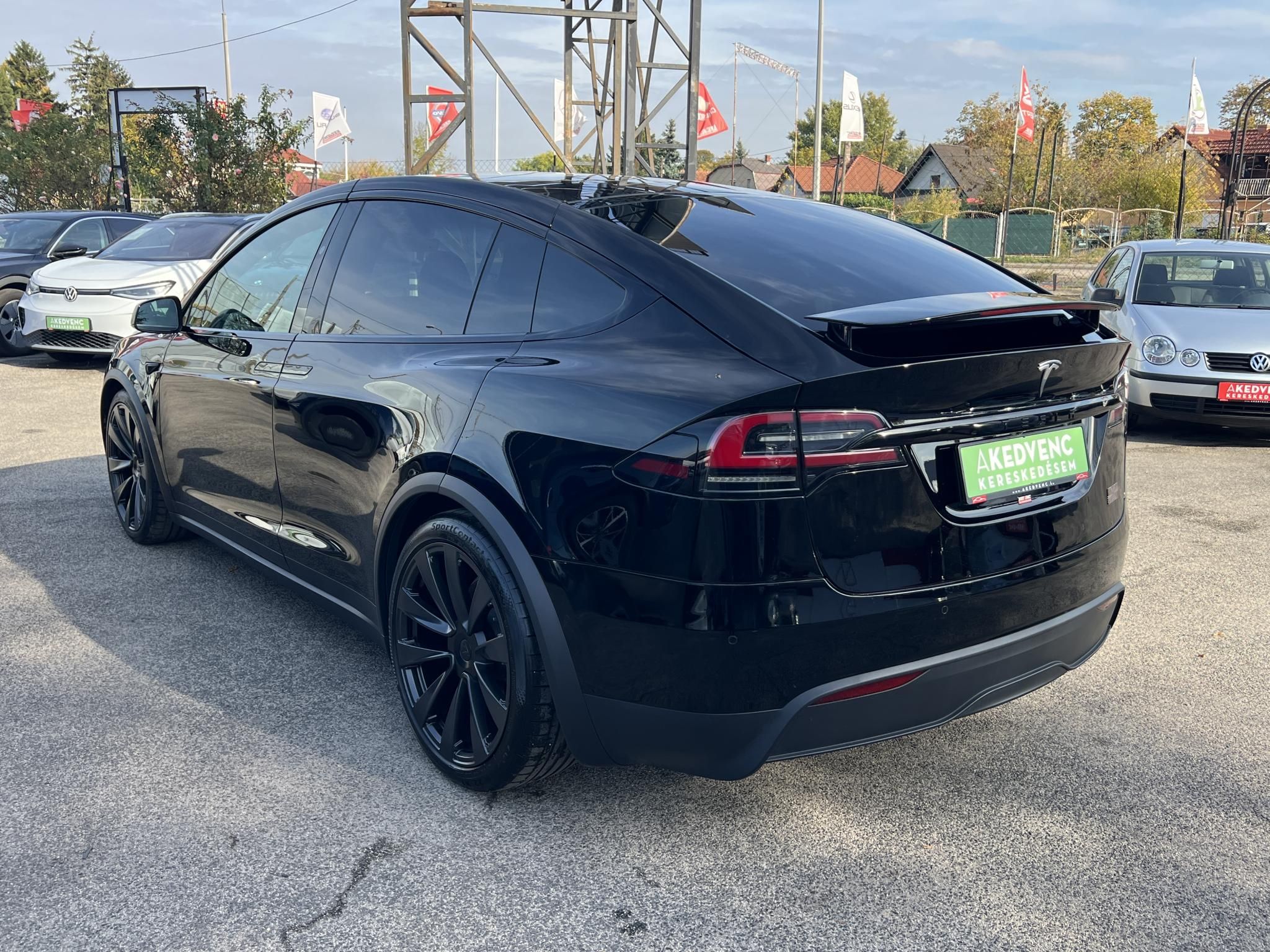 TESLA MODEL X Plaid (Automata) (6 személyes ) 1020 Lóerő. TRIPLE BLACK. a legjobb áron!