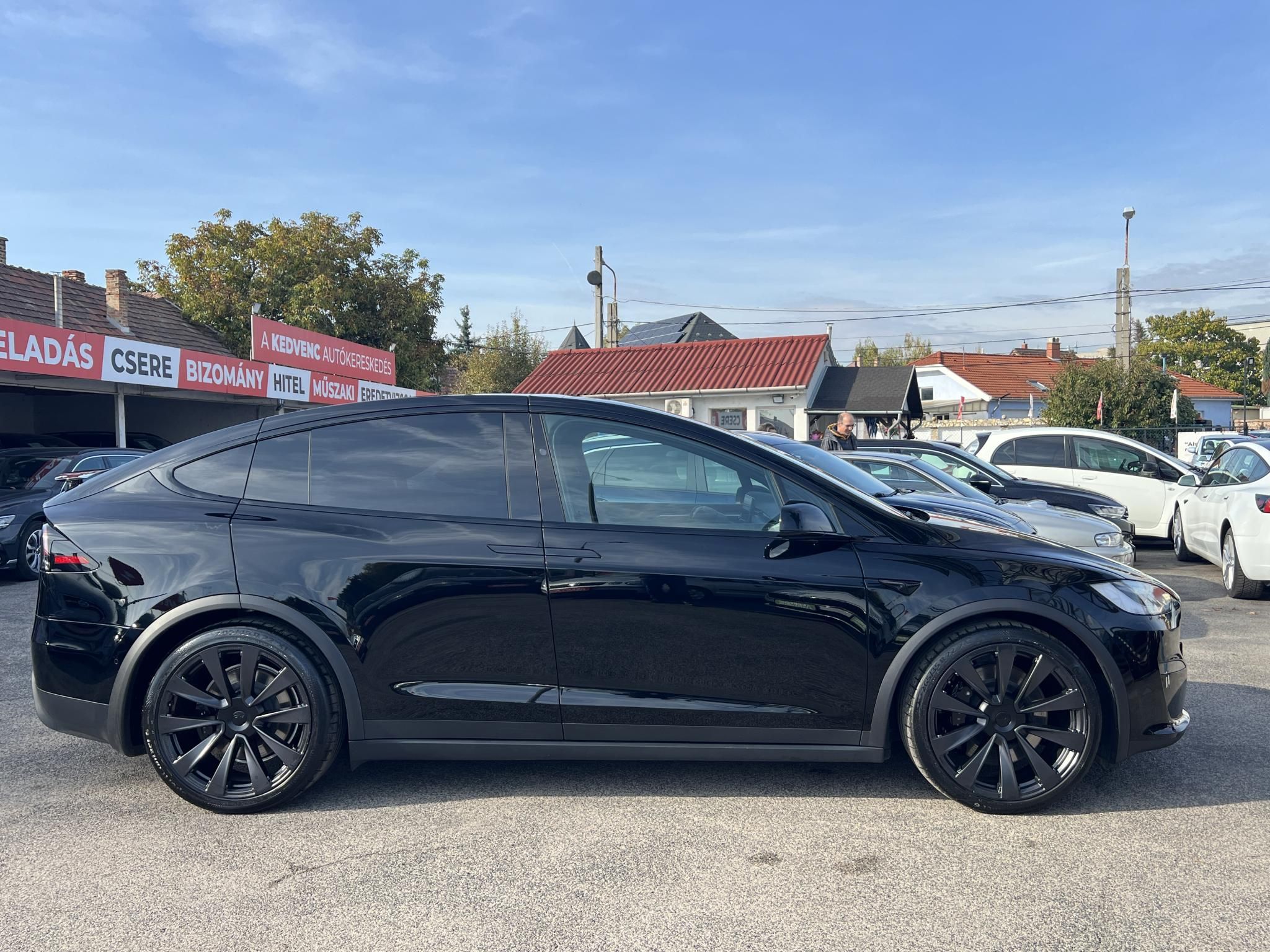 TESLA MODEL X Plaid (Automata) (6 személyes ) 1020 Lóerő. TRIPLE BLACK. a legjobb áron!