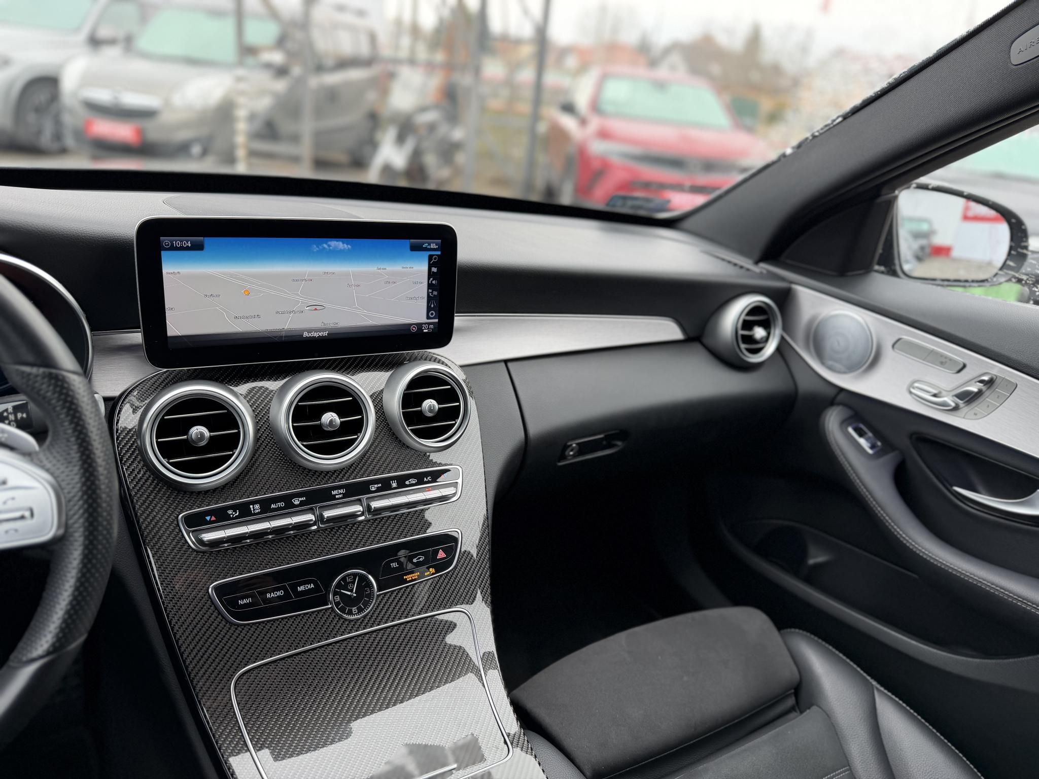 MERCEDES-BENZ C 300 T de EQ Power 9G-TRONIC AMG+karbon csomag. 88e km Burmester. teljes kerámia bevonat. ZÖLD rendszám