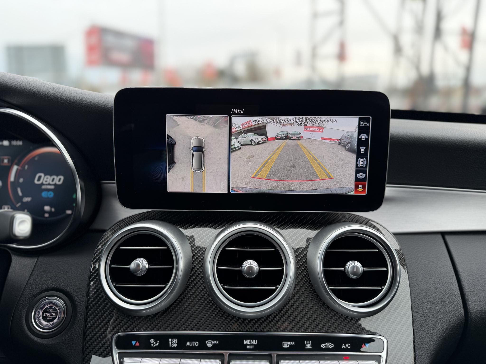 MERCEDES-BENZ C 300 T de EQ Power 9G-TRONIC AMG+karbon csomag. 88e km Burmester. teljes kerámia bevonat. ZÖLD rendszám