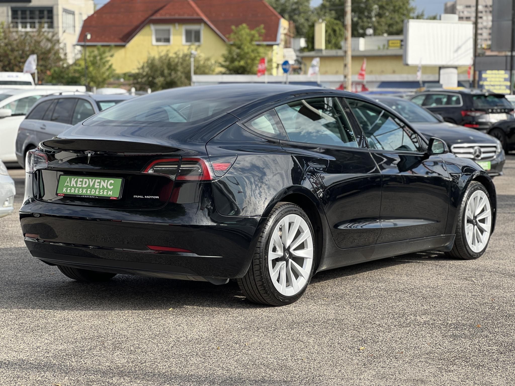 TESLA MODEL 3 Long Range AWD (Automata) V.horog. Ryzen. mátrix LED. 560km hatótáv. 2031-ig garanciális!