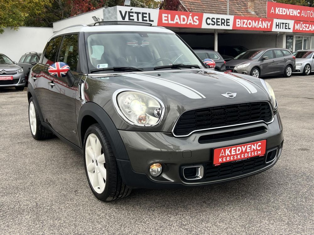 MINI COUNTRYMAN Cooper1.6 S ALL4 (Automata) Magyarországi Xenon Panorámatető Ülésfűtés Tempomat Kormányváltó