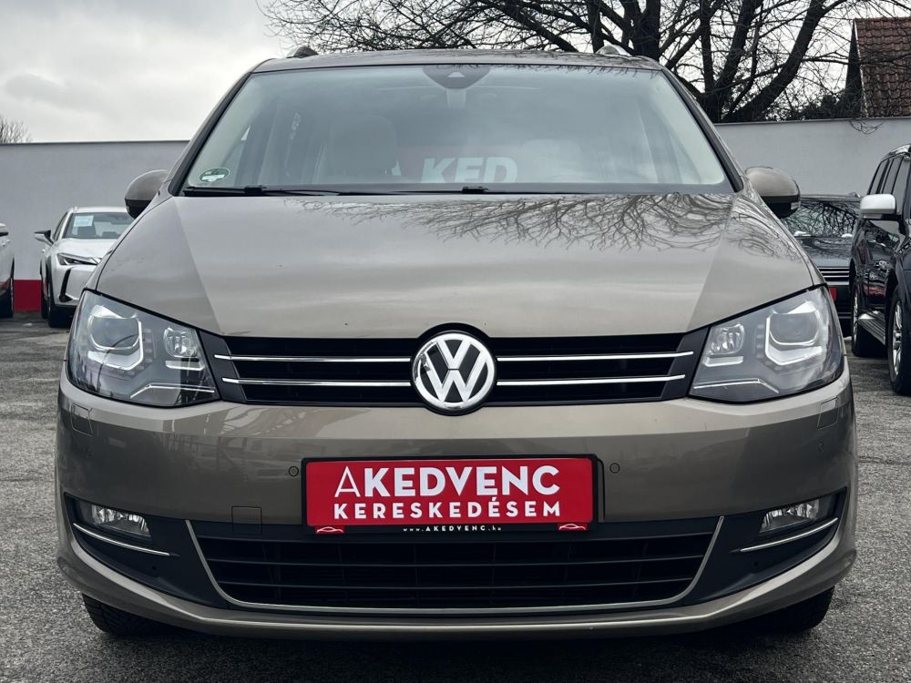 VOLKSWAGEN SHARAN 2.0 TDI BMT SCR Highline 4Motion DSG Egyedülálló szépség! Vaj bőr. tető. 4x4. 158e km+sok extra