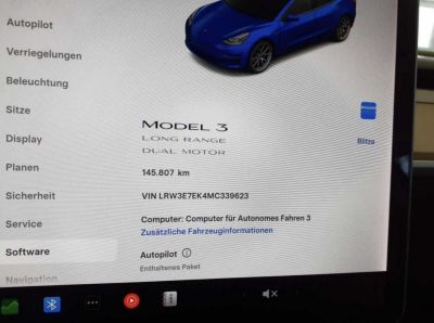 TESLA MODEL 3 Long Range AWD (Automata) Gyári akku és hajtásgarancia!