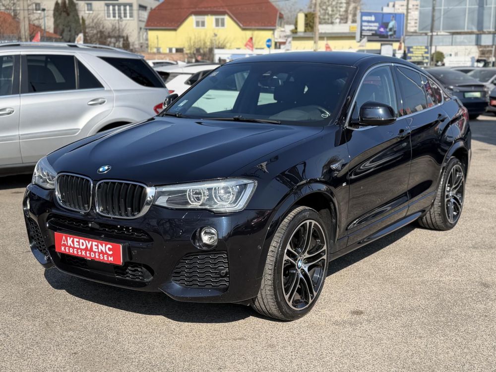 BMW X4 xDrive20d M Sport (Automata) 133e km. M.o.-i. magasan felszerelt. téli-nyári kerék. teljes szerviztörténet!