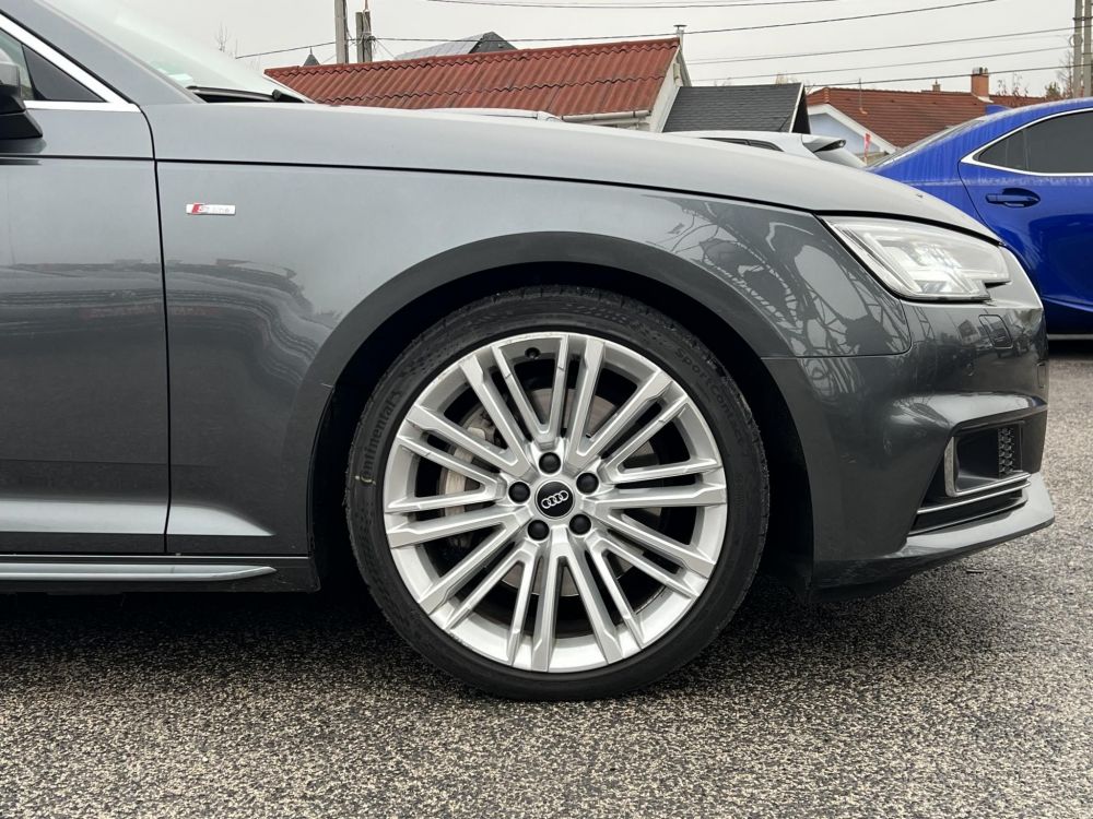 AUDI A4 Avant 3.0 TDI Sport quattro Tiptronic ic S-line LED Virtual Cockpit Távtartó Memória Kamera Vonóhorog Szervizelt!