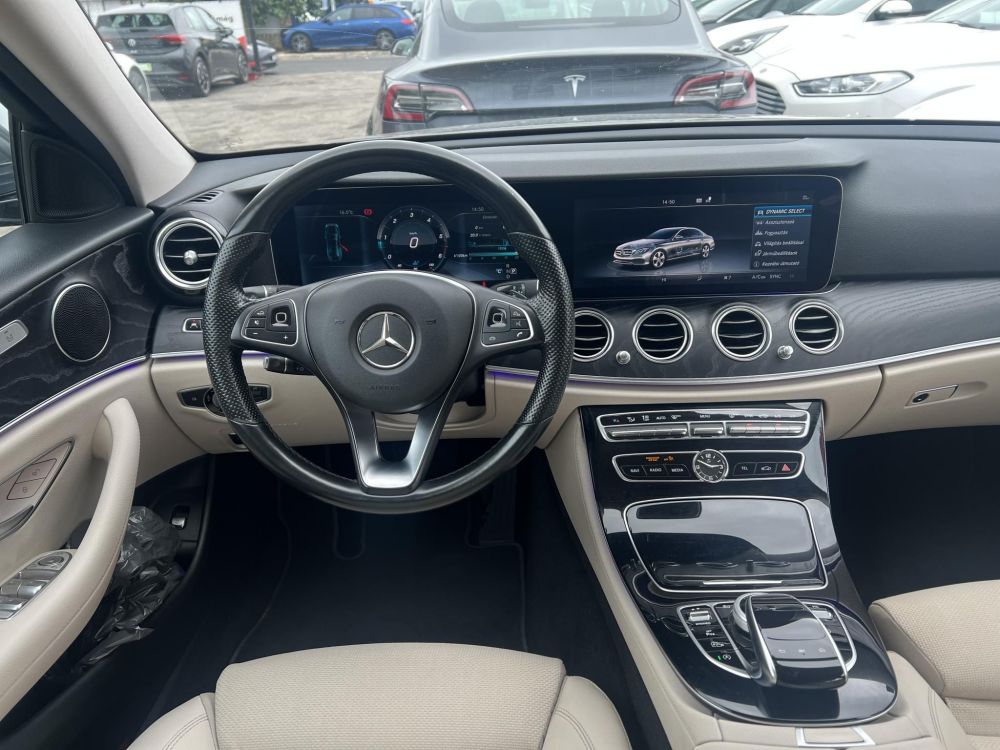 MERCEDES-BENZ E 220 d 9G-TRONIC 134e km. MAGYARORSZÁGI/WIDESCREEN/LED/KAMERA/CARPLAY!