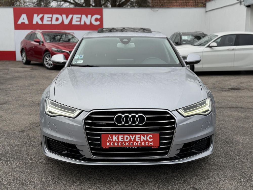 AUDI A6 3.0 V6 TDI quattro S-tronic Napfénytető Távtartó Carplay Barna bőr Friss olaj szerviz. Vezérlés cserélve!