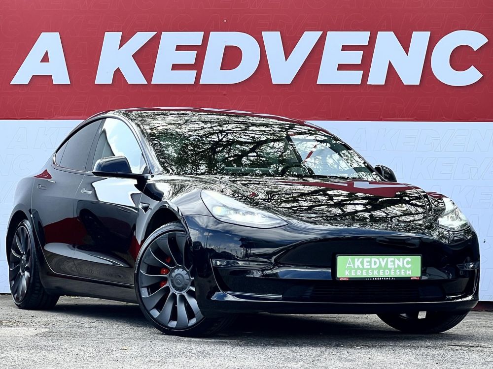TESLA MODEL 3 Performance AWD (Automata) Hőszivattyú. garanciális!