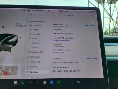 TESLA MODEL 3 Standard Range Plus Aut 142e km. garanciális. LED Panorámatető Kamera Ülésfűtés