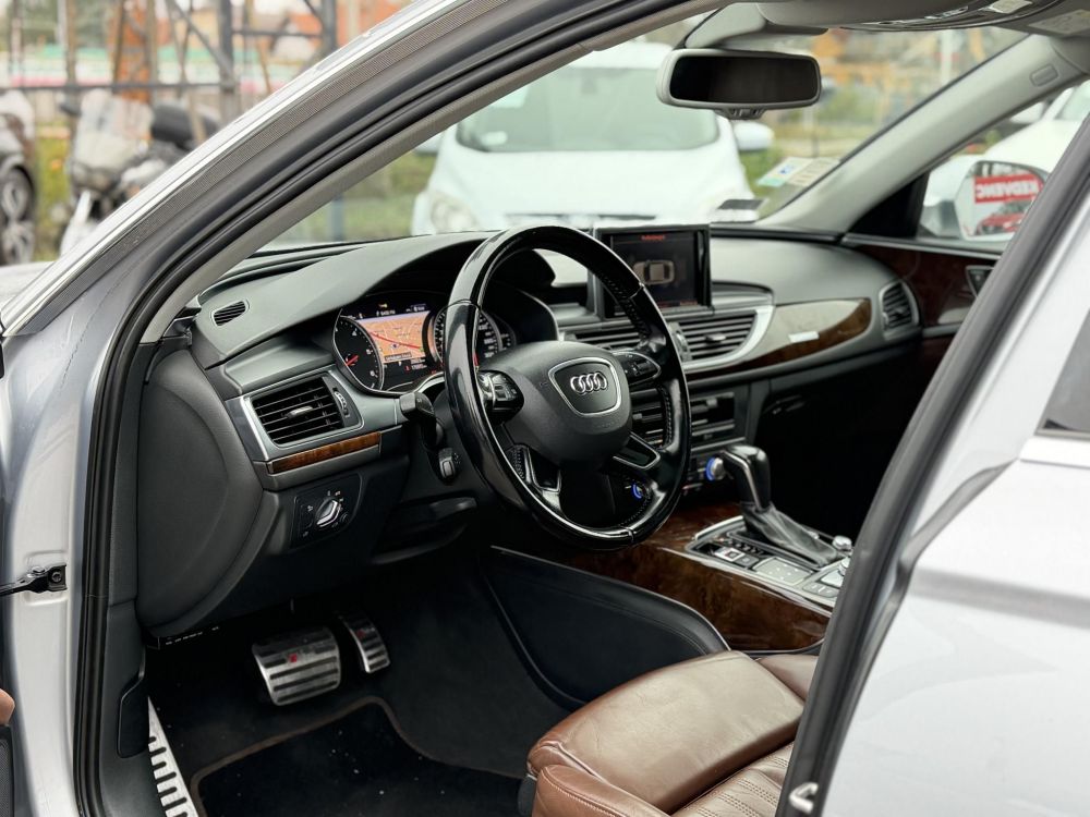 AUDI A6 3.0 V6 TDI quattro S-tronic Napfénytető Távtartó Carplay Barna bőr Friss olaj szerviz. Vezérlés cserélve!
