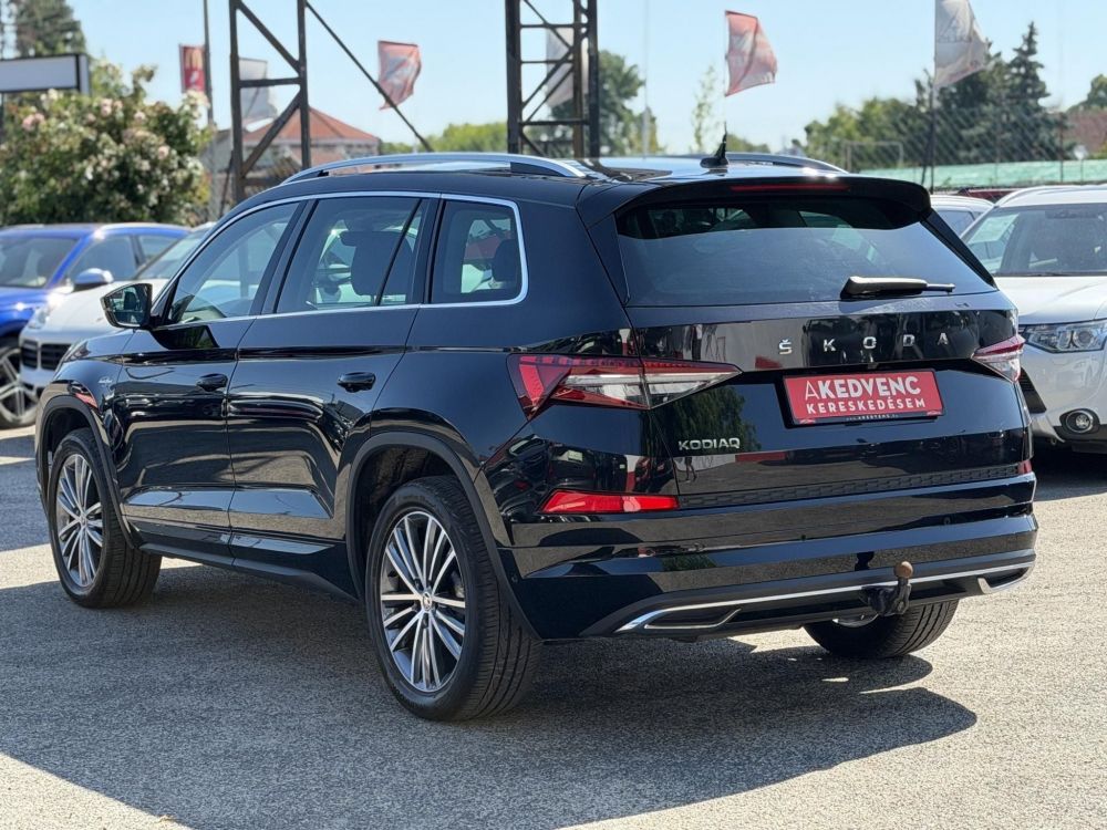 SKODA KODIAQ 2.0 TDI SCR L&K DSG 128e km. LED fényszórók. memória. vonóhorog. 360 kamera. CANTON hifi!