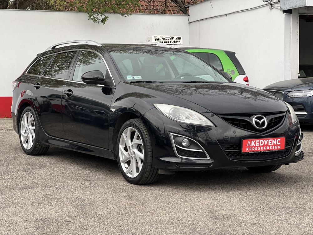 MAZDA 6 Sportkombi 2.5 GTA Xenon Keyless Ülésfűtés Navi BOSE Téli-nyári kerék szett!