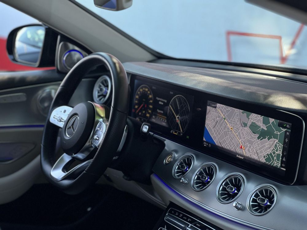 MERCEDES-BENZ E 220 d 9G-TRONIC HIGH END BURMESTER! Virtual COCKPIT. vaj bőrbelső. frissen szervizelt!