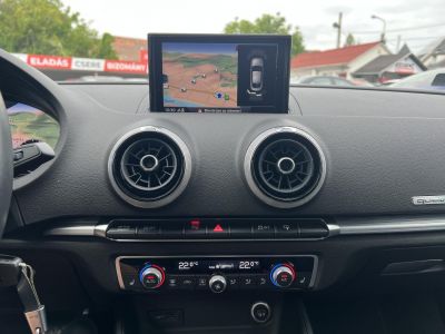 AUDI A3 Limousine 2.0 TDI Sport quattro S-tronic S-line 48e km. LED Napfénytető Virtual Cockpit Távtartó Ülésfűtés