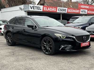 MAZDA 6 Sportkombi 2.2 CD Revolution Top (Automata) Sávtartó Head-up Napfénytető Fehér bőr Tolatókamera F1 Váltó!