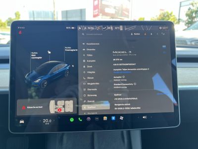 TESLA MODEL 3 Standard Range Plus Aut 96e km. mátrix LED. hőszivattyú. prémium hifi. garanciális!