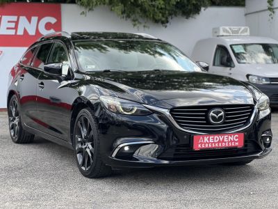 MAZDA 6 2.2 CD Revolution Top (Automata) Sávtartó Bose hifi Head-up T.Kamera Fehér bőr belső!