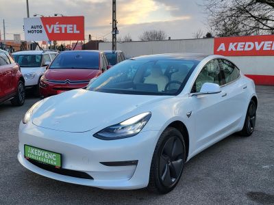 TESLA MODEL 3 Long Range AWD (Automata) FEHÉR BELSŐ. garanciális