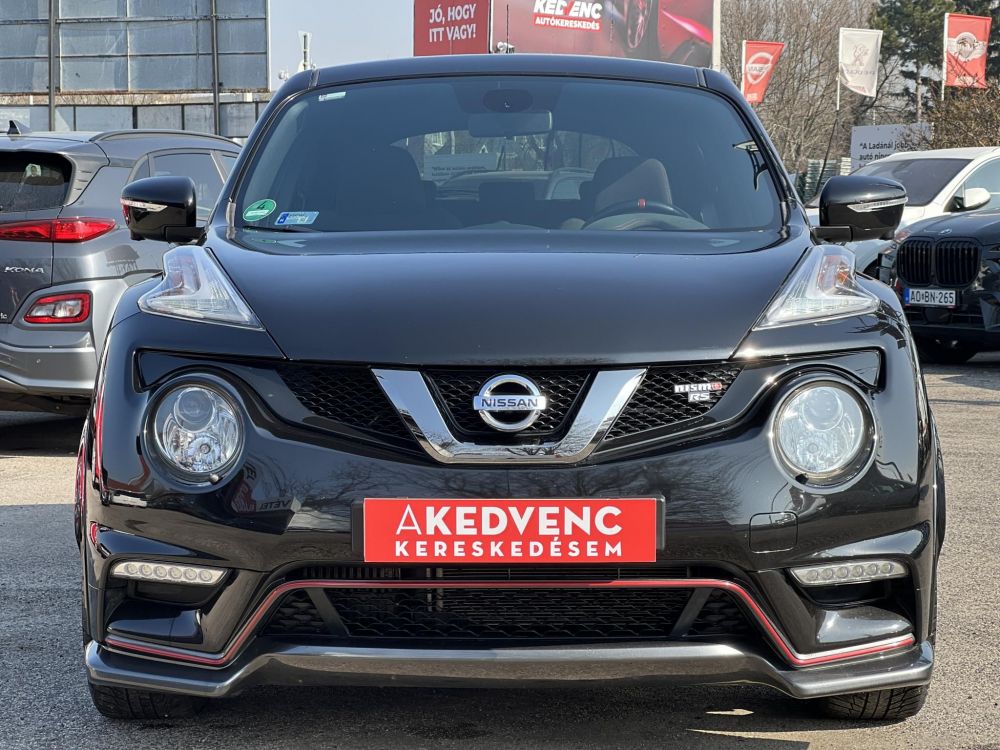 NISSAN JUKE 1.6 DIG-T Nismo RS E6 69e km. Limited edition. Végig vezetett szervizkönyv. Gyári fényezés. 360 kamera