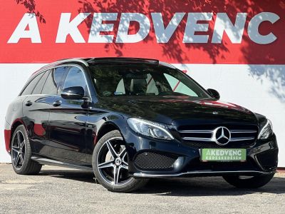 MERCEDES-BENZ C 350 e PLUG-IN HYBRID 7G-TRONIC AMG 93e km. panoráma tető. dokumentált előélet!