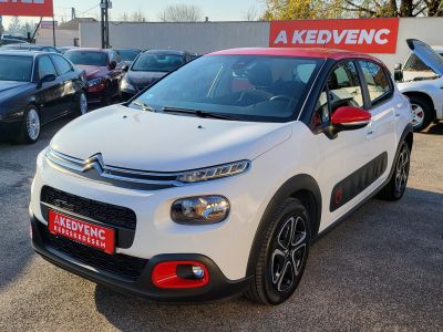 CITROEN C3 1.2 PureTech Shine S&S EAT6 E6.3 M.o.-i. 1.tul. Garanciális Tempomat Holttér Sávtartó Carplay