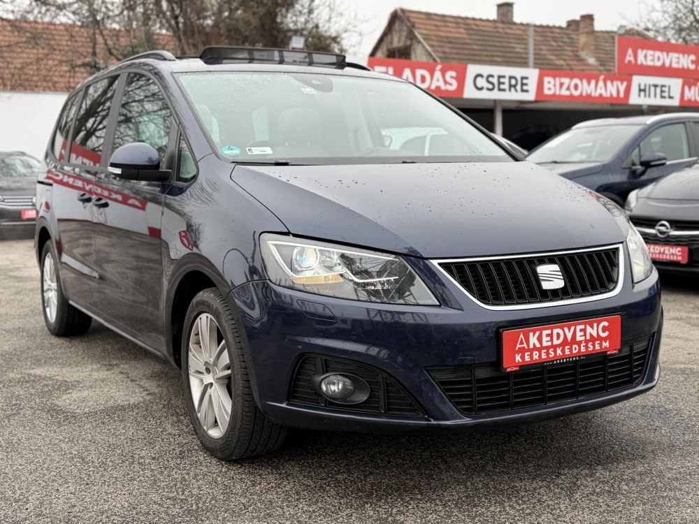 SEAT ALHAMBRA 2.0 CR TDI Style DSG [7 személy] Panorámatető Ülésfűtés Adaptív futómű Világos belső Frissen szervizelt!