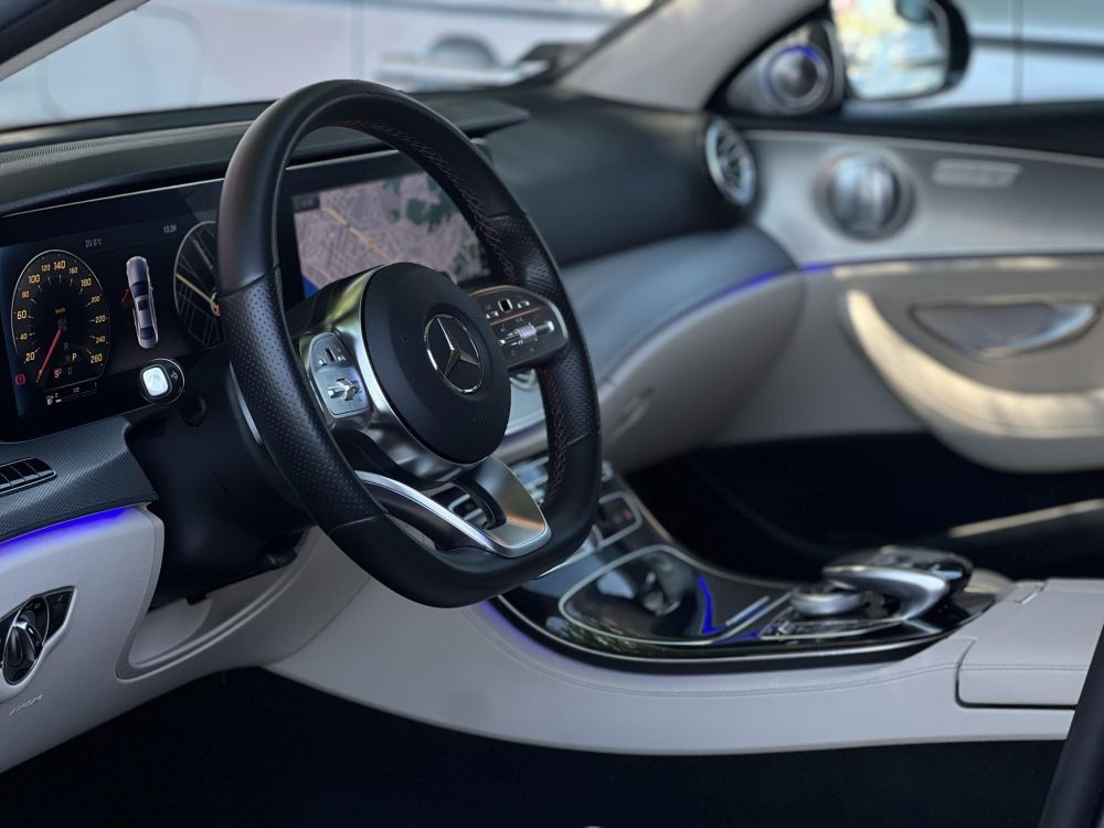 MERCEDES-BENZ E 220 d 9G-TRONIC HIGH END BURMESTER! Virtual COCKPIT. vaj bőrbelső. frissen szervizelt!