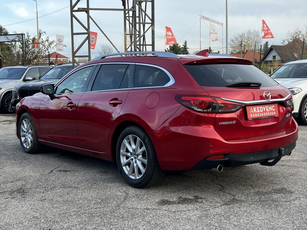 MAZDA 6 Sportkombi 2.2 CD Attraction M.o.-i. 1.tul. Tempomat Bluetooth Tolatóradar Márkaszervizelt!