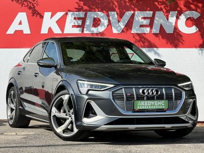 AUDI E-TRON Sportback 60 S quattro (Automata) 55e km. Bang And Olufsen. panoráma tető. head-up. CARPLAY. garanciális!