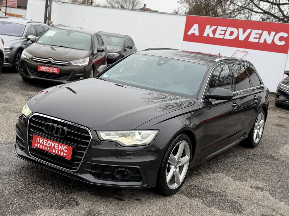 AUDI A6 Avant 3.0 V6 TDI DPF quattro S-tronic S-line Xenon Távtartó Memória Navi Sávtartó Holttér