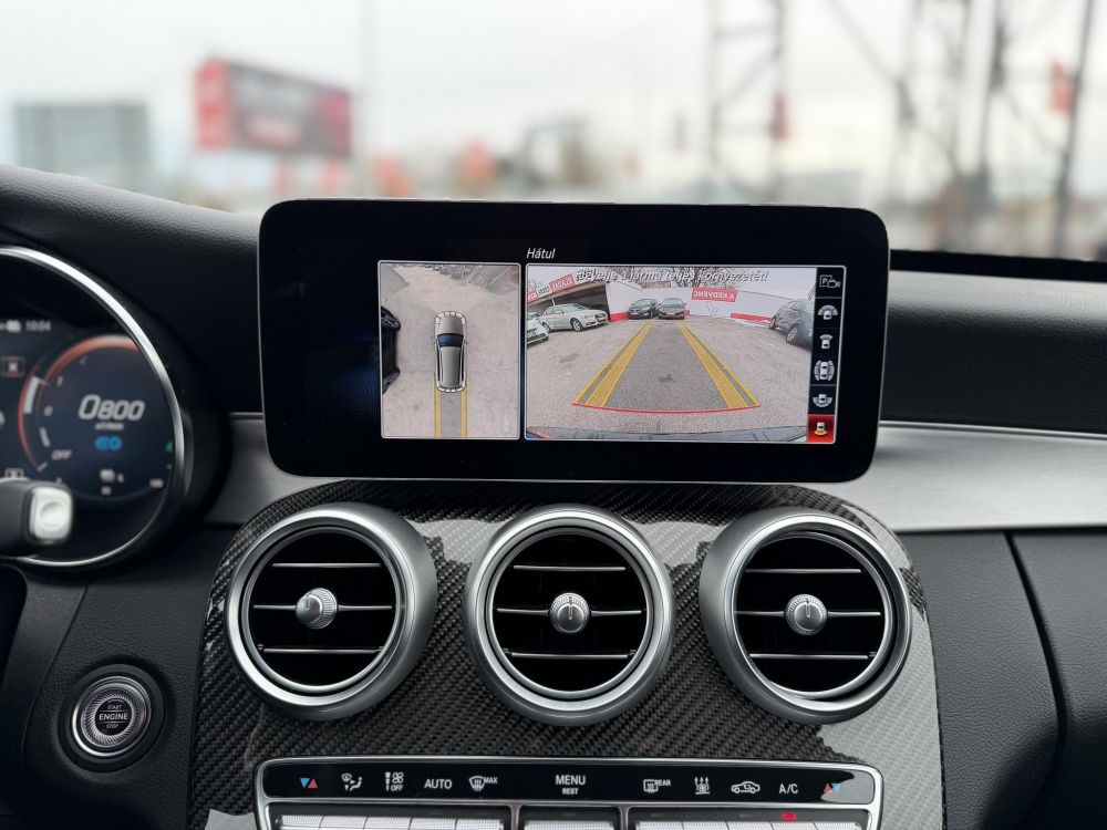 MERCEDES-BENZ C 300 T de EQ Power 9G-TRONIC AMG+karbon csomag. 88e km Burmester. teljes kerámia bevonat. ZÖLD rendszám