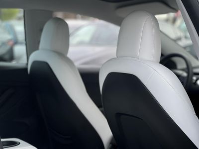 TESLA MODEL 3 Long Range AWD (Automata) 63e km. sérülésmentes. mátrix LED. hőszivattyú. premium hifi. FEHÉR BELSŐ!