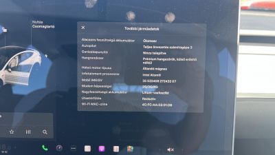 TESLA MODEL 3 Standard Range Plus Aut FEHÉR BELSŐ. 54e km!