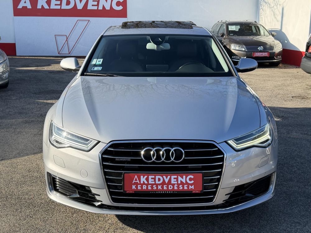 AUDI A6 3.0 V6 TDI quattro S-tronic Napfénytető Távtartó Carplay Barna bőr Friss olaj szerviz. Vezérlés cserélve!