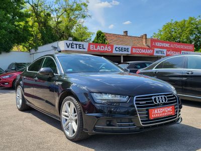 AUDI A7 Sportback 3.0 TDI quattro S-tronic [5 személy] S-line Magasan felszerelt! LED Napfénytető HUD Bose Navi Bőr