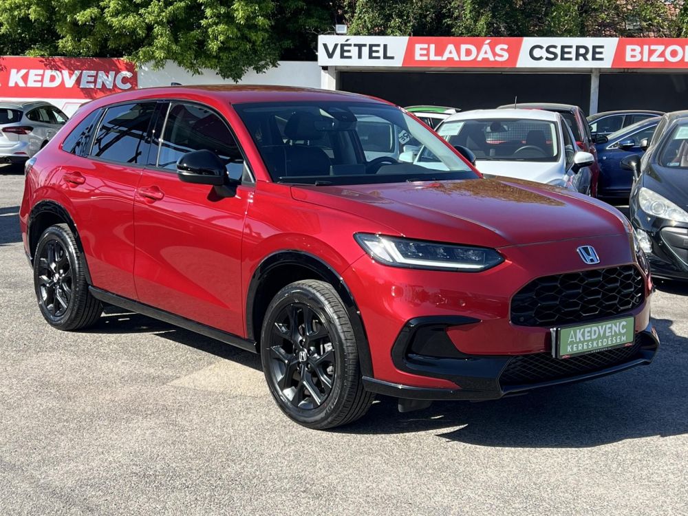 HONDA ZR-V 2.0 i-MMD Hybrid Sport eCVT 9e km. Gyári garancia. LED Wireless Carplay Navi Ülésfűtés