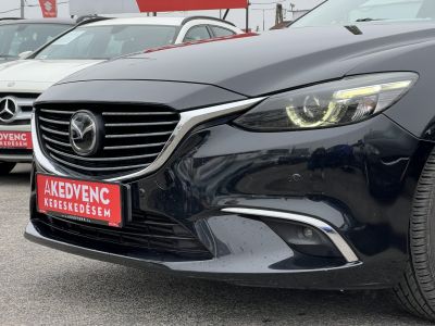 MAZDA 6 Sportkombi 2.2 CD Revolution Top (Automata) Sávtartó Head-up Napfénytető Fehér bőr Tolatókamera F1 Váltó!