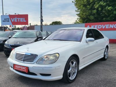 MERCEDES-BENZ S 500 L (Automata) Magyarországi Xenon Memória Ülésfűtés/hűtés Vajbőr Ritkaság!