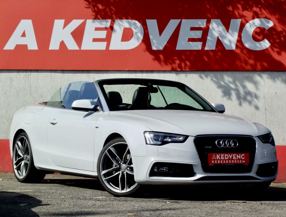 AUDI A5 CABRIO 3.0 V6 TDI quattro S-tronic M.o.-i. megkímélt. A LEGJOBB ÁRON!