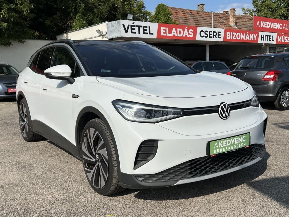 VOLKSWAGEN ID.4 77kWh Pro P. Max Teljes felszereltség 21-es kerék vonóhorog IQ Pano stb