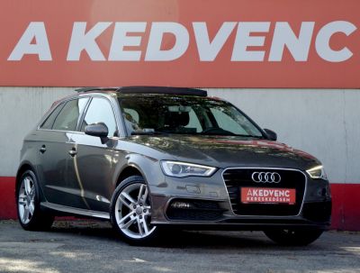 AUDI A3 Sportback 1.6 TDI Sport S-tronic S-line Bi-xenon Panoráma Navi Tempomat Ülésfűtés B&0