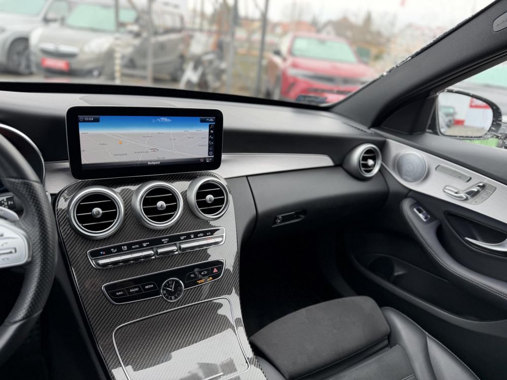 MERCEDES-BENZ C 300 T de EQ Power 9G-TRONIC AMG+karbon csomag. 88e km Burmester. teljes kerámia bevonat. ZÖLD rendszám