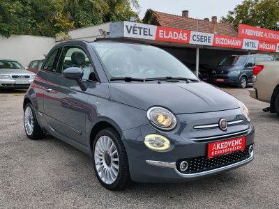 FIAT 500 500C 1.2 8V PopStar 36e km. Digitklíma Tolatóradar Bluetooth Multikormány